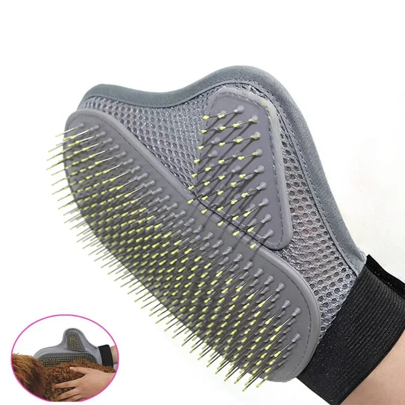 Hunde Fellpflege Handschuh