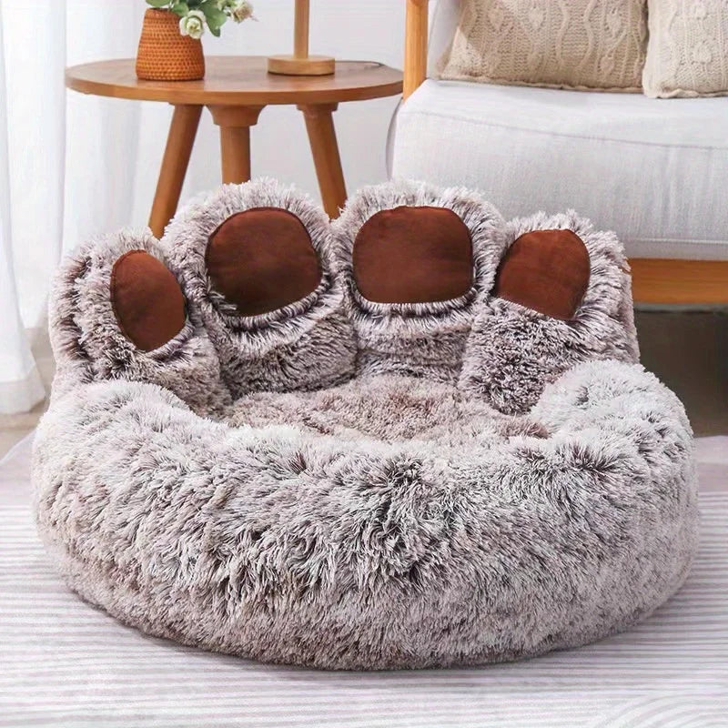 Kuschelbett für Hunde in Bärenpfote Beispiel