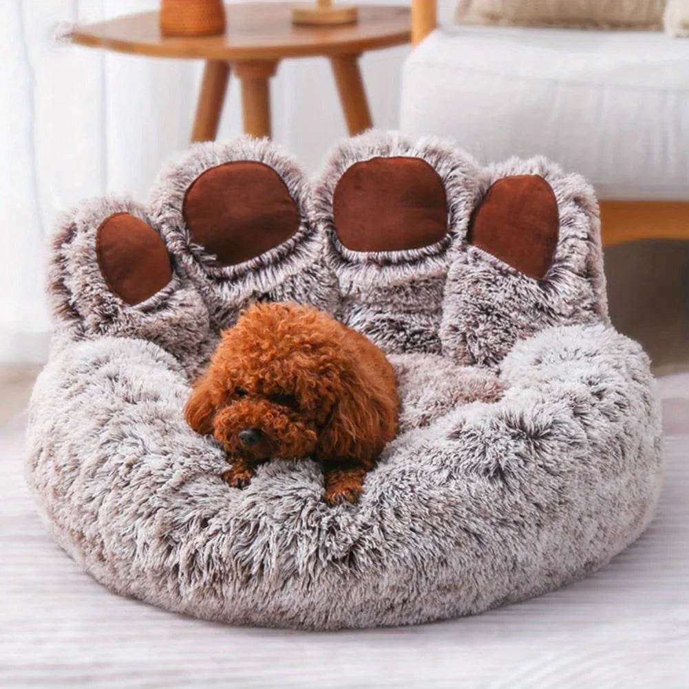 Kuschelbett für Hunde in Bärenpfote Hund