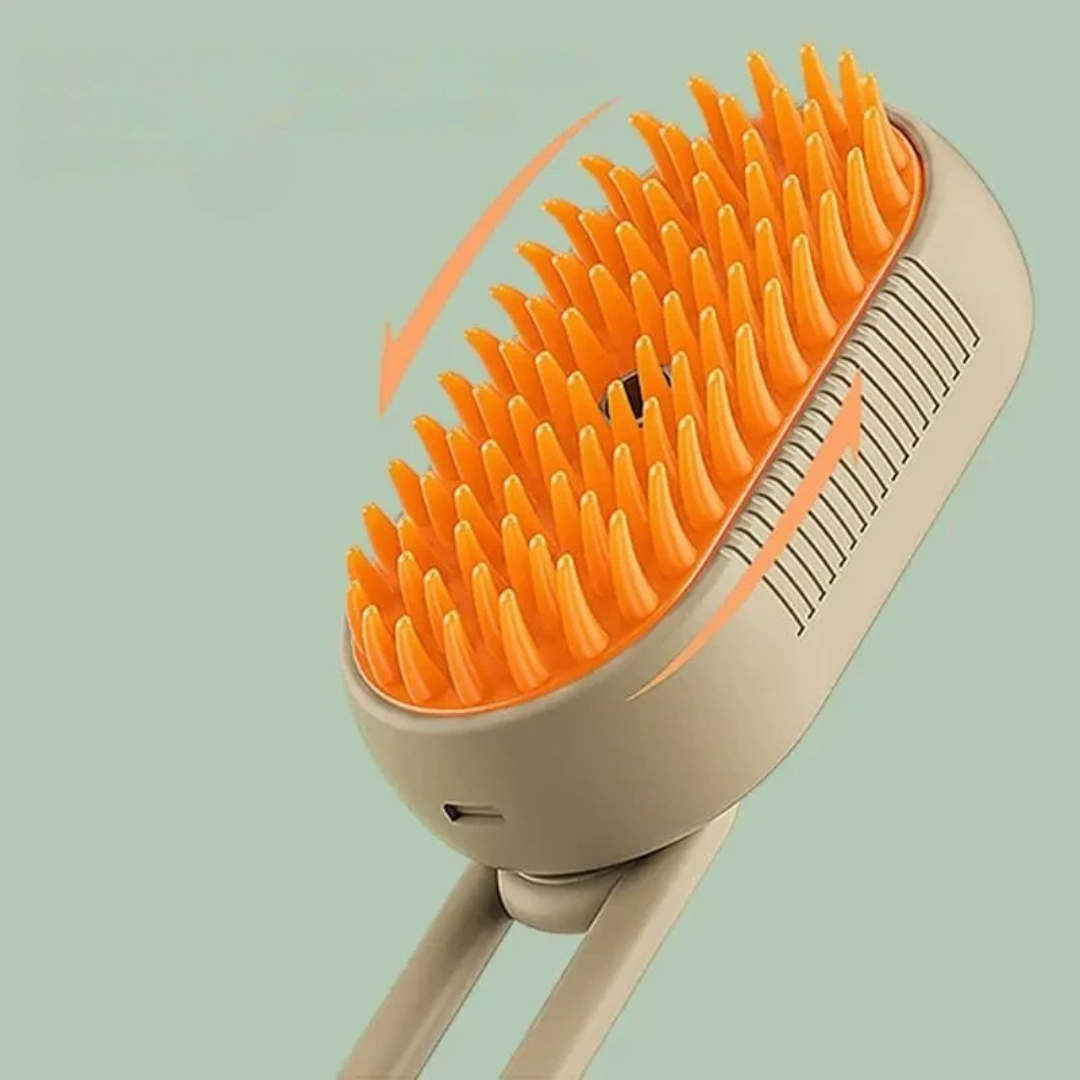 3-in-1 Dampf-Fellpflegebürste