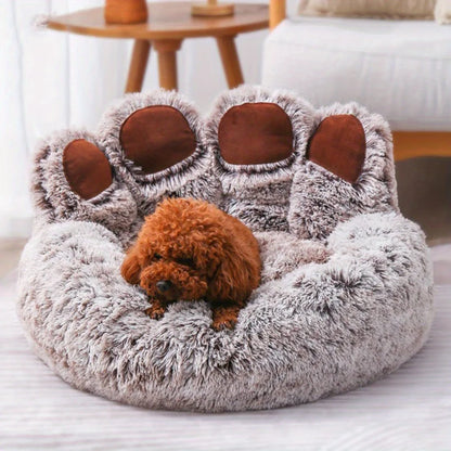 Kuschelbett für Hunde in Bärenpfote Hund